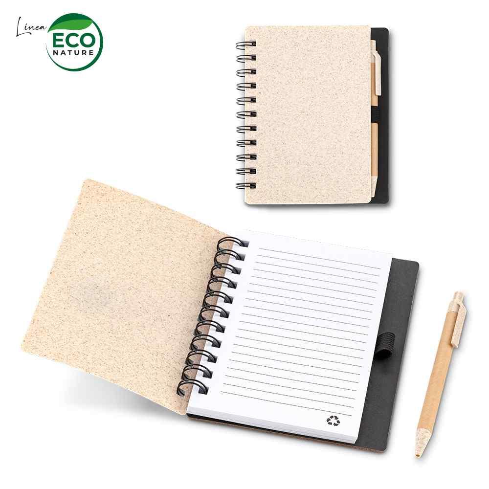 Libreta Con Bolígrafo Leroy Eco - Producto promocional personalizable