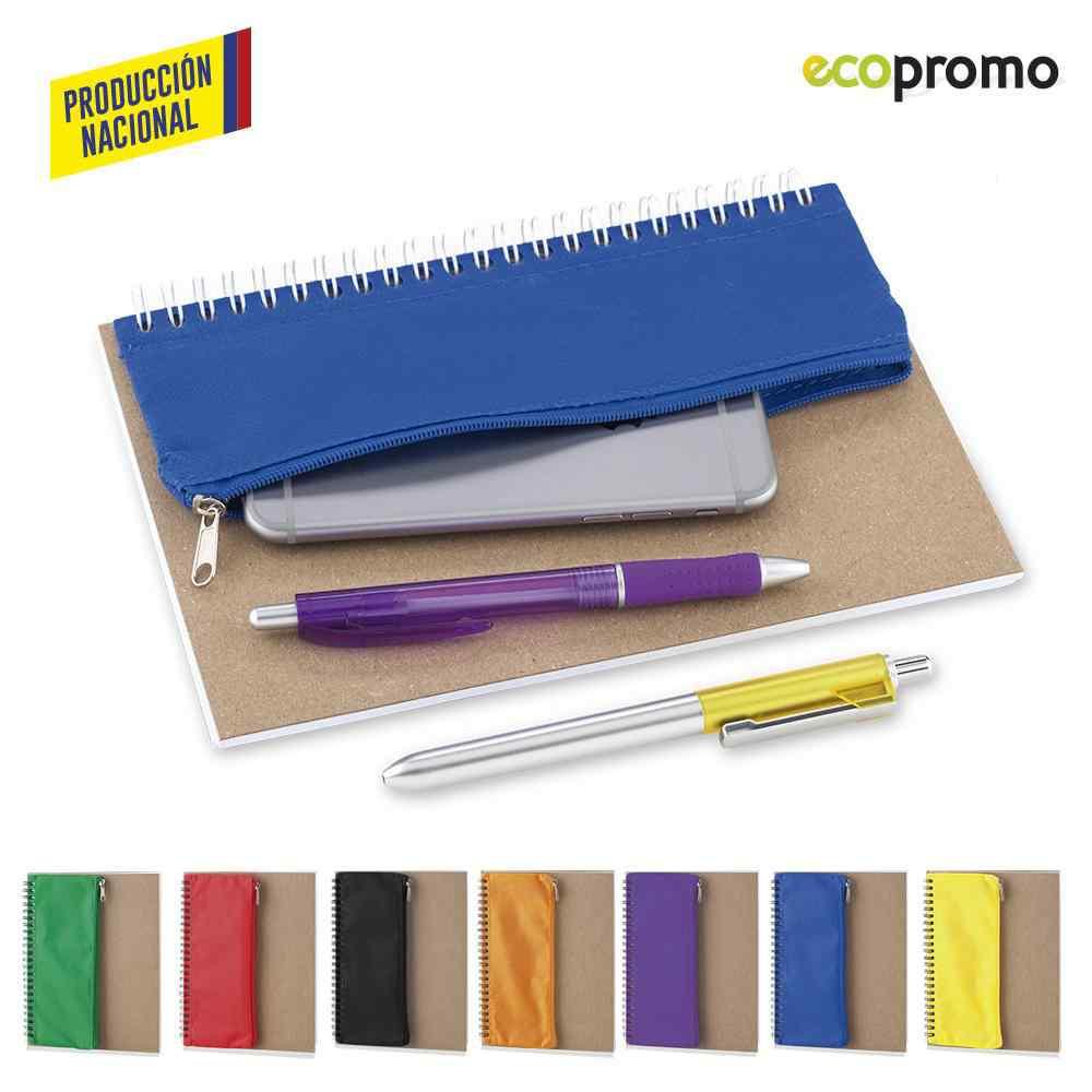 Libreta Con Portalápices - Producción Nacional - Producto promocional personalizable