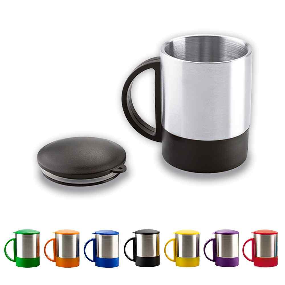 Minimug en Acero Con Tapa - 180ml - Producto promocional personalizable