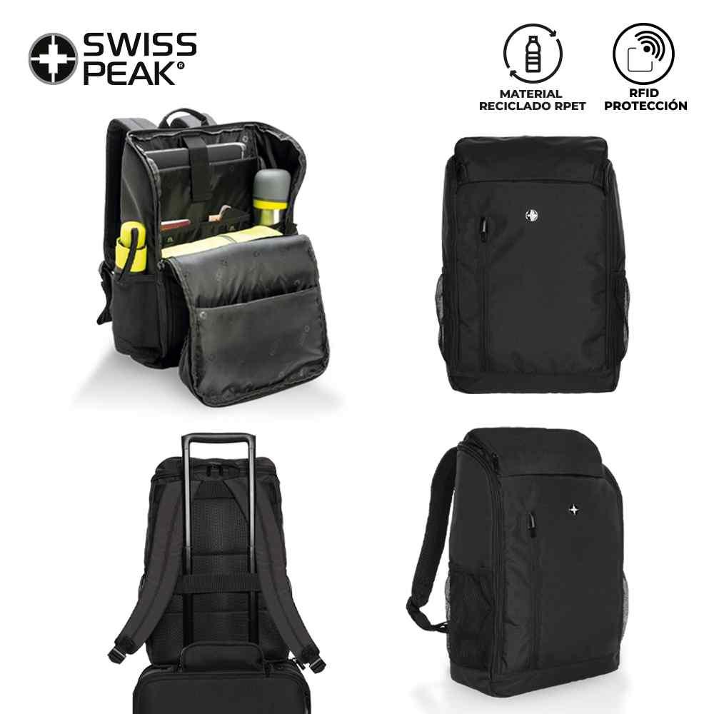 Morral Backpack Swiss Peak Buzz - Producto promocional personalizable