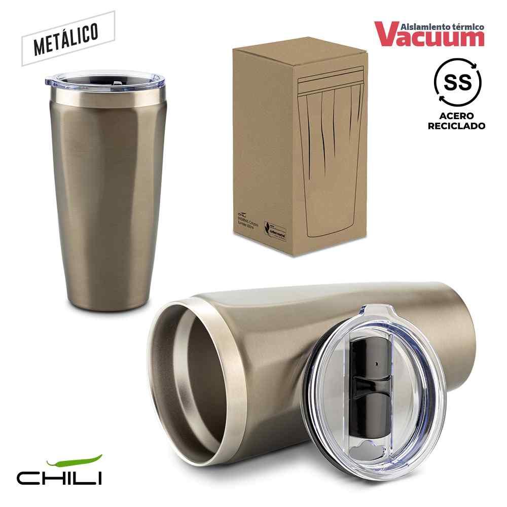 Mug Metálico Calypso Chili 500ml - Producto promocional personalizable