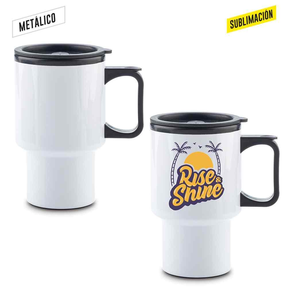 Mug Metálico Para Sublimación Galileo 450ml - Producto promocional personalizable
