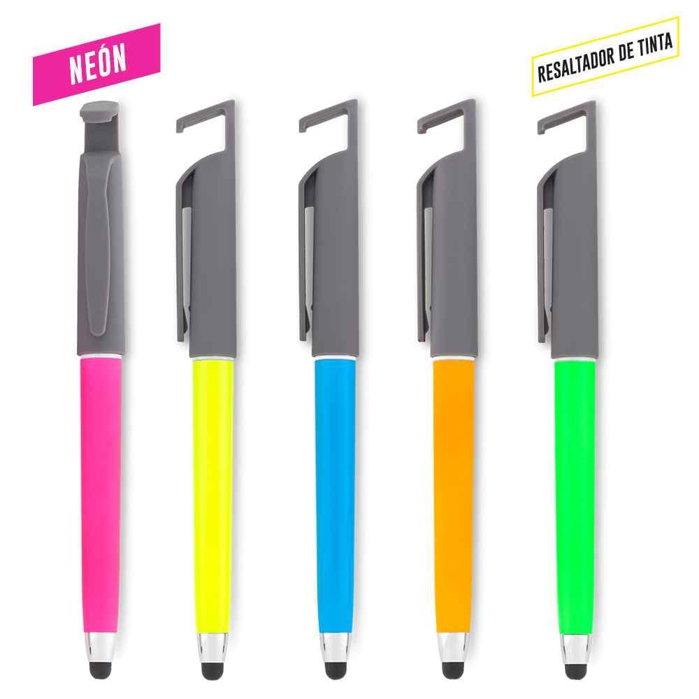 Pascal Stylus Neon 4-1 - Producto promocional personalizable