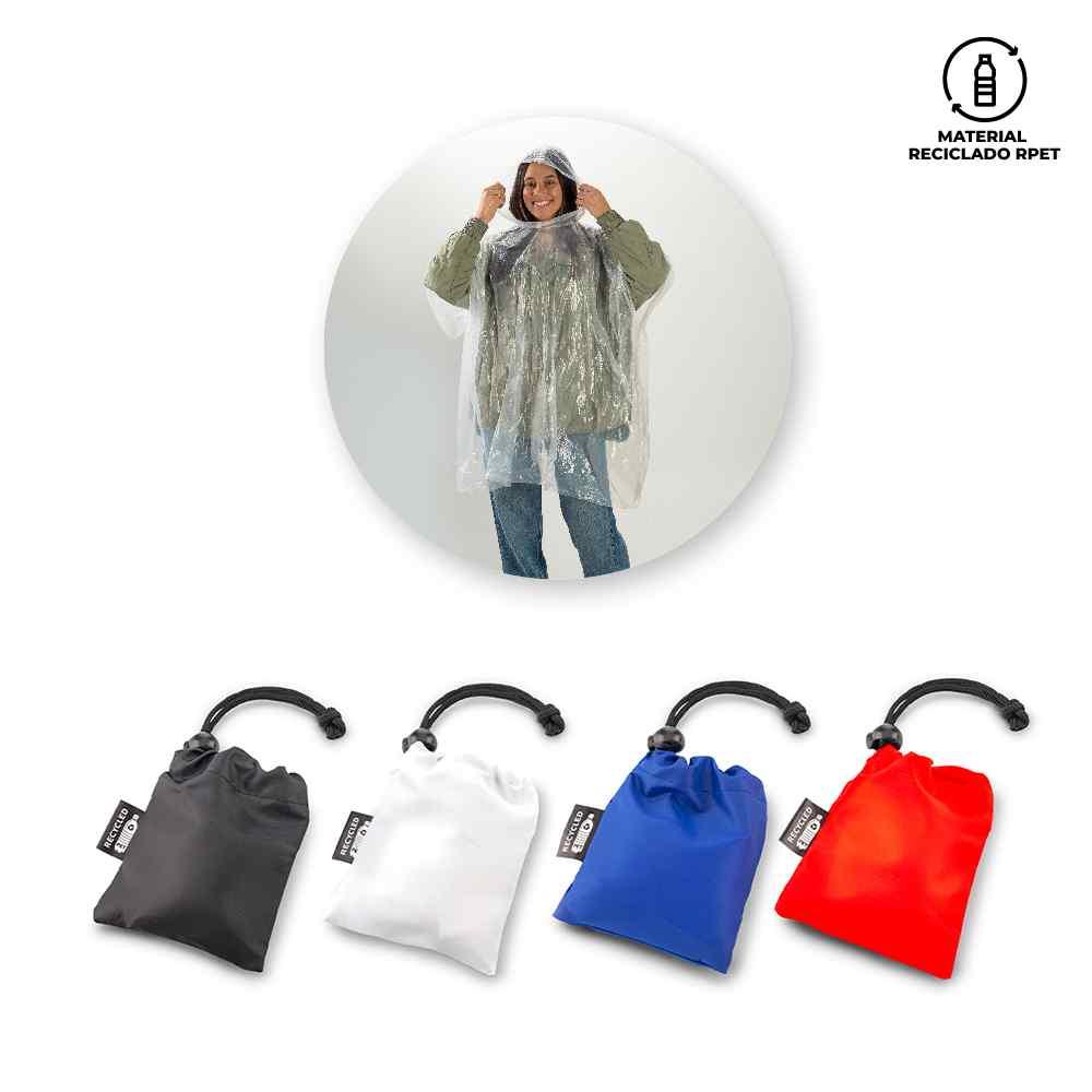 Poncho en Bolsa Rpet - Producto promocional personalizable