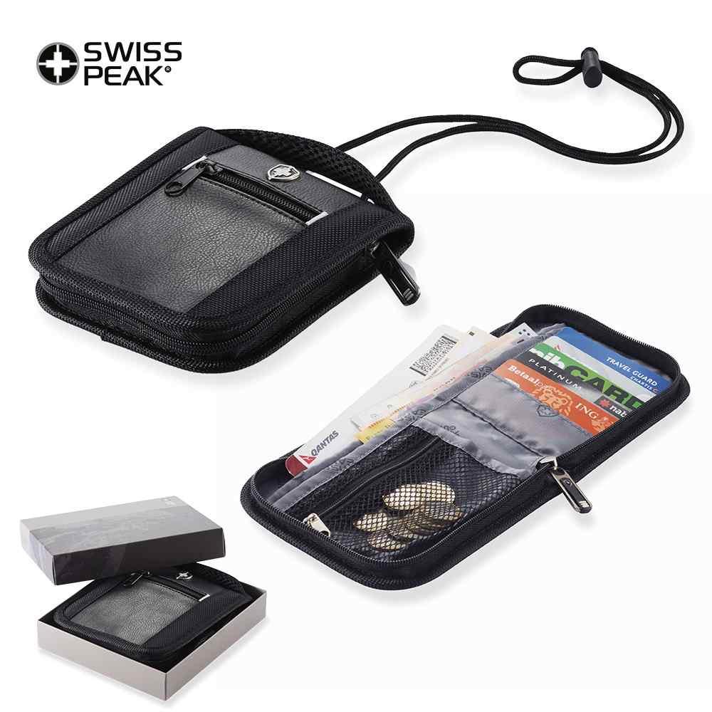 Portadocumentos de Viaje Swiss Peak - Producto promocional personalizable