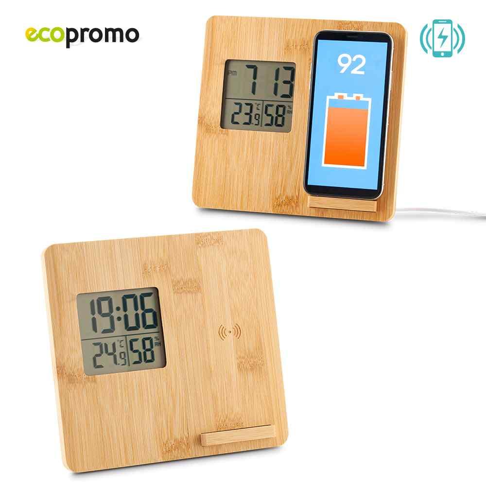 Reloj Con Cargador Inalámbrico Denver - Producto promocional personalizable