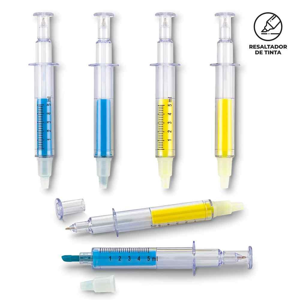 Resaltadores Jeringa - Producto promocional personalizable
