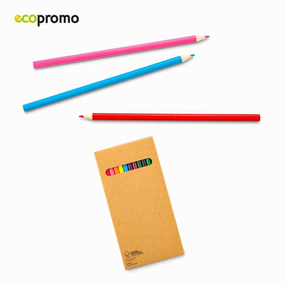Set de 12 Colores Eco Kraft - Producto promocional personalizable