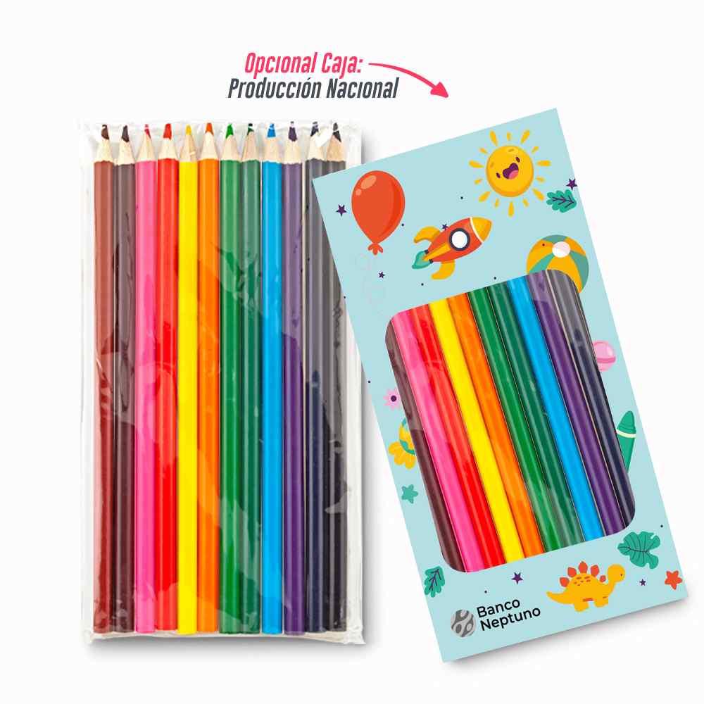 Set de 12 Colores en Bolsa - Producto promocional personalizable