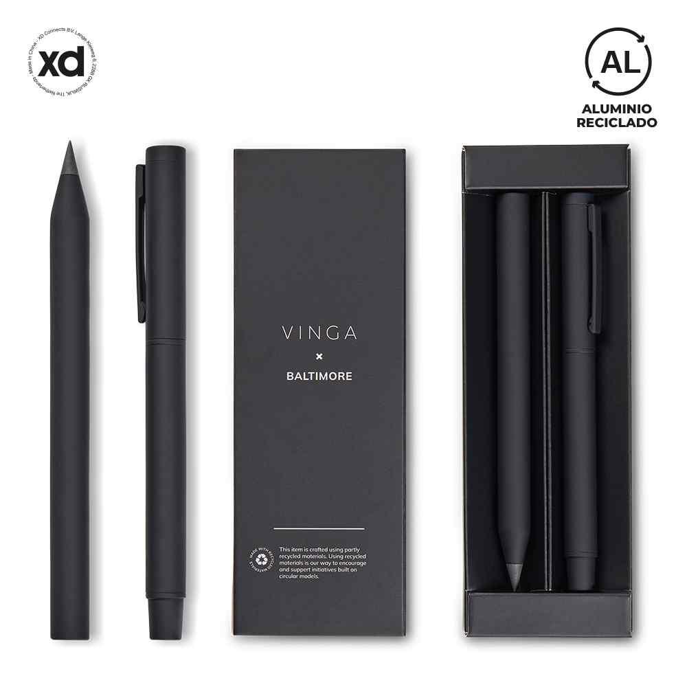 Set de Boligrafos Baltimore Vinga Eco - Producto promocional personalizable
