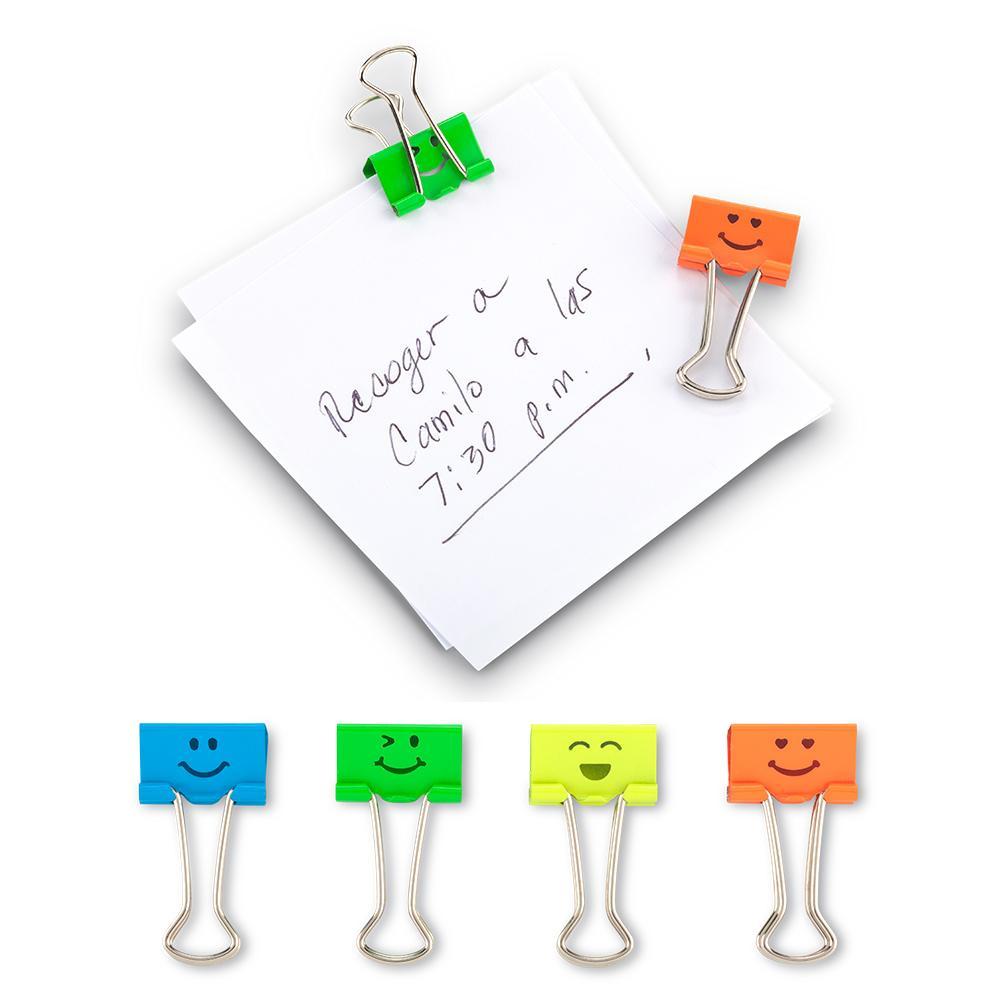 Set de Clips Smiley Faces - Producto promocional personalizable