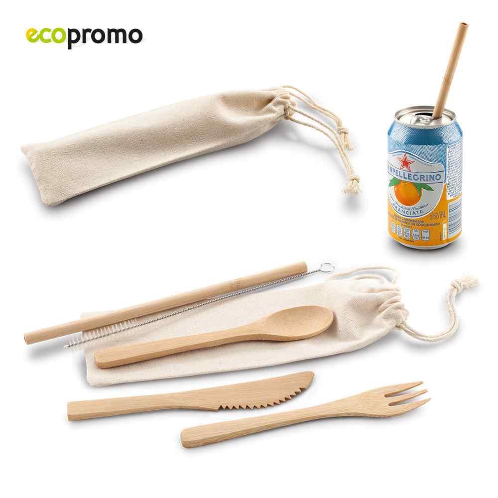 Set de Cubiertos Natura Eco - Producto promocional personalizable