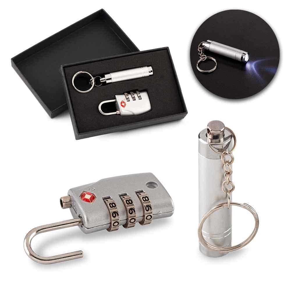 Set Travel Lock - Producto promocional personalizable