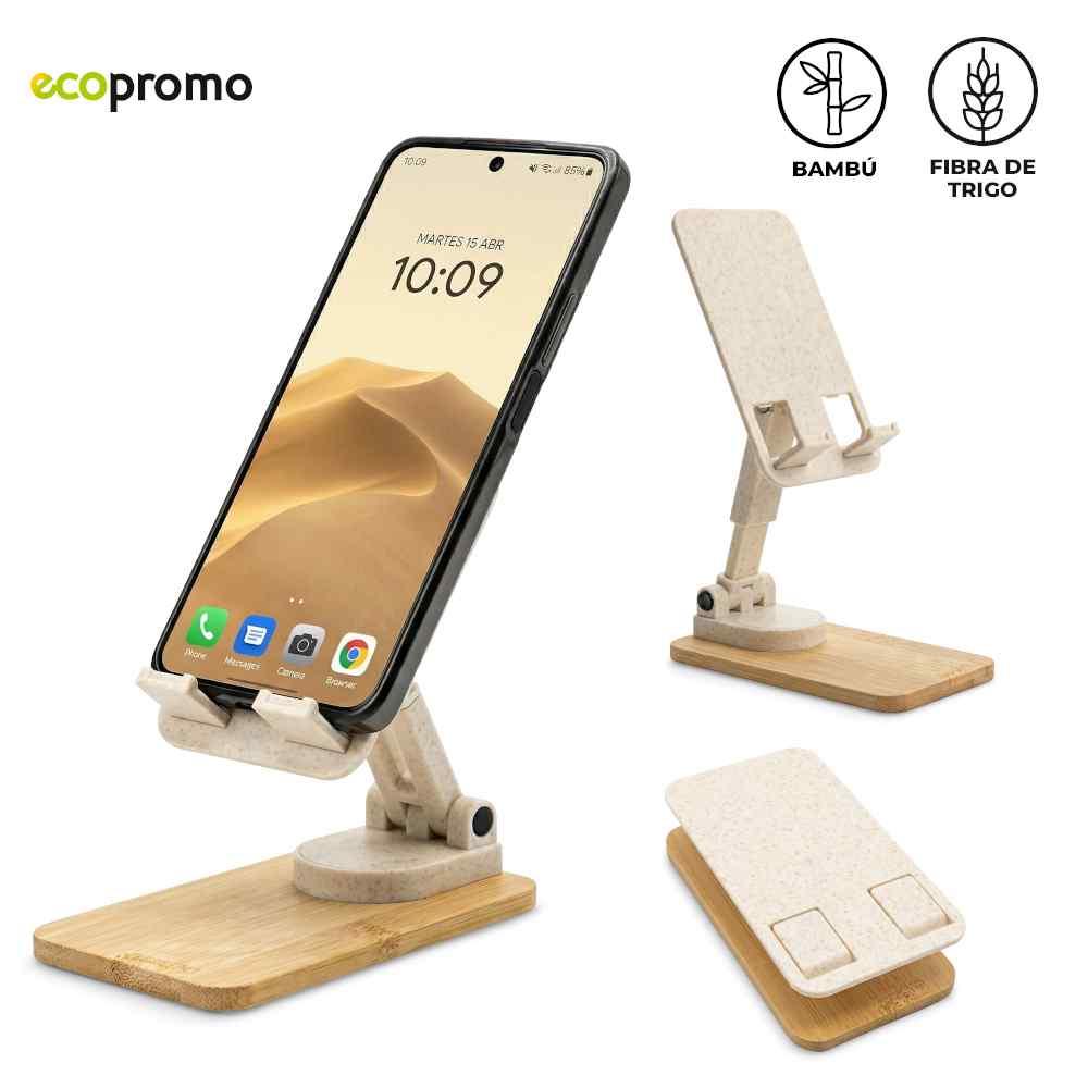 Soporte Para Móviles Tropic Bamboo Nuevo - Producto promocional personalizable