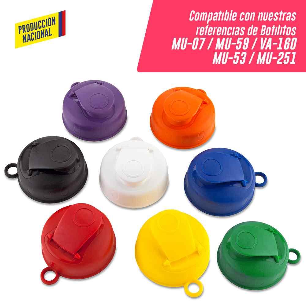 Tapa Pestaña Para Botilito Mu-07 - Mu-59 - Producto promocional personalizable