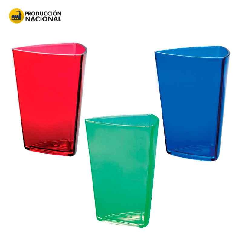 Vaso Triangular 250ml- Producción Nacional - Producto promocional personalizable