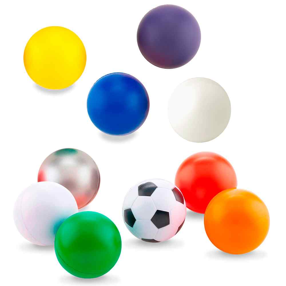 Bola Antiestrés Neón 6.3cm - Producto promocional personalizable