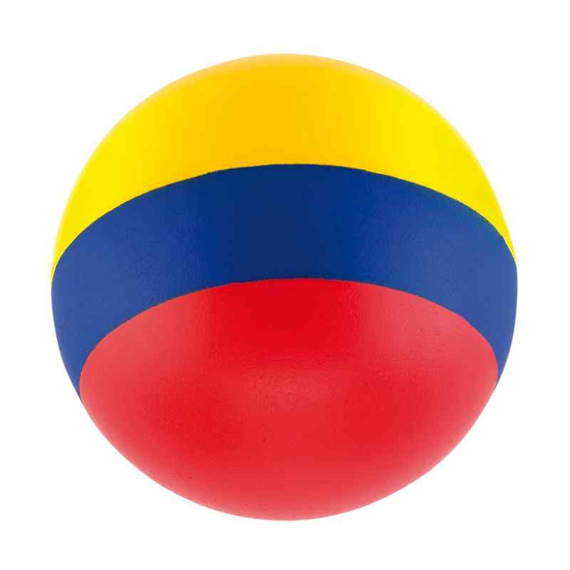 Bola Antiestrés Tricolor - Producto promocional personalizable