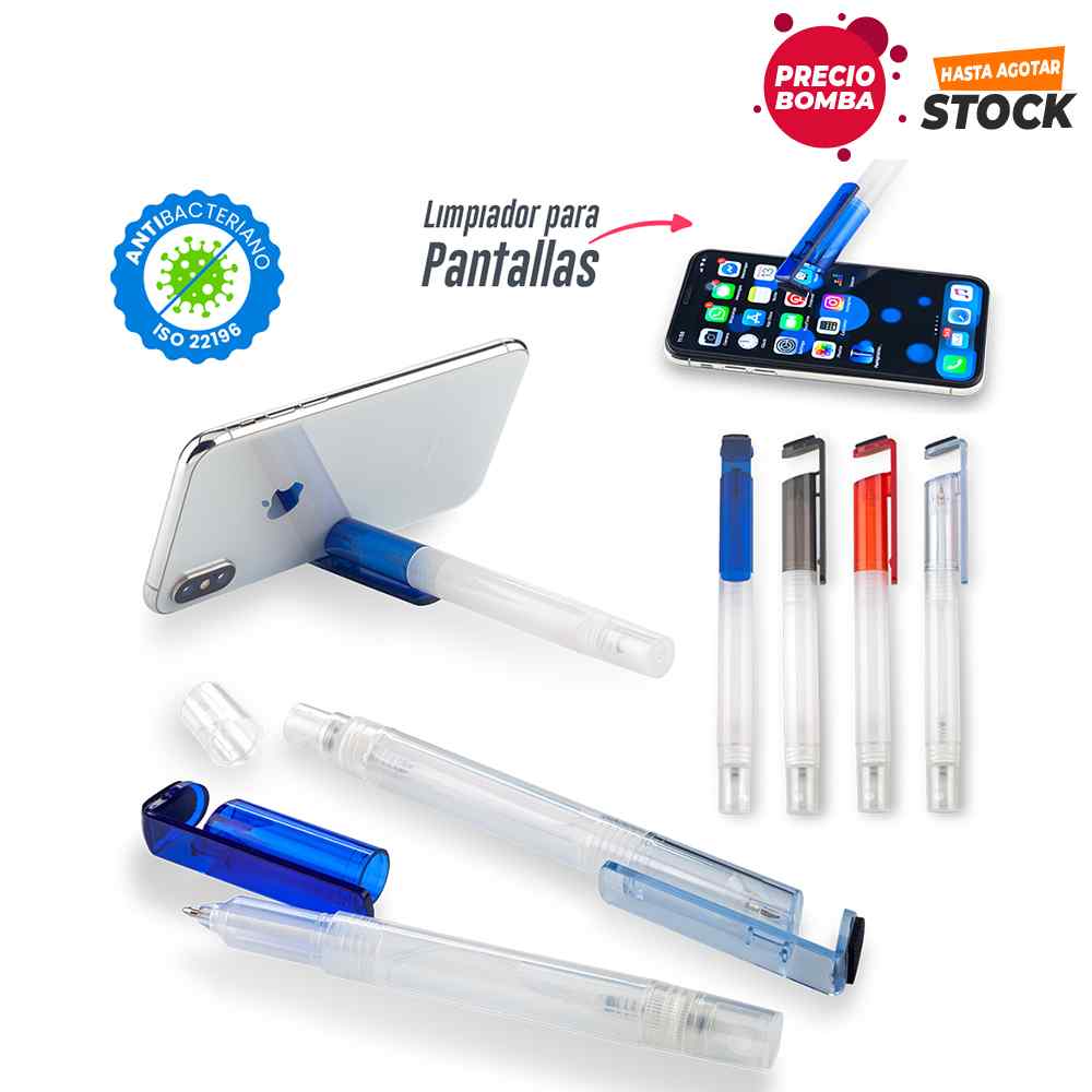 Boligrafo Flom 4-1 Antibacteriano - Precio Bomba