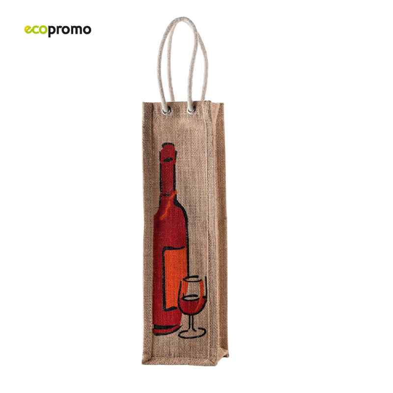 Bolsa En Yute Wine Oferta - Producto promocional personalizable