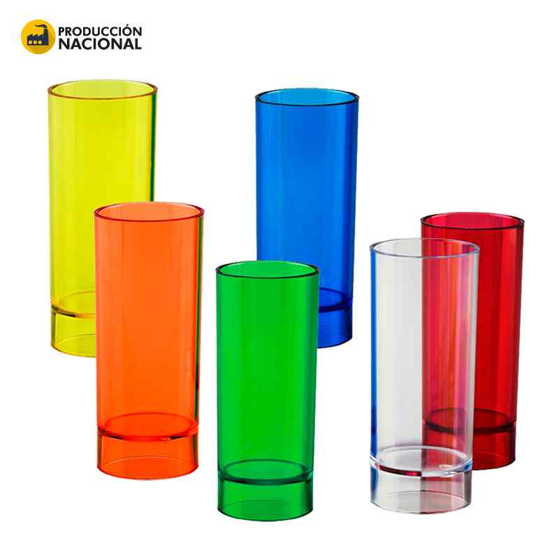 Copa Cilindrica 2oz Cristal - Produccion Nacional - Producto promocional personalizable