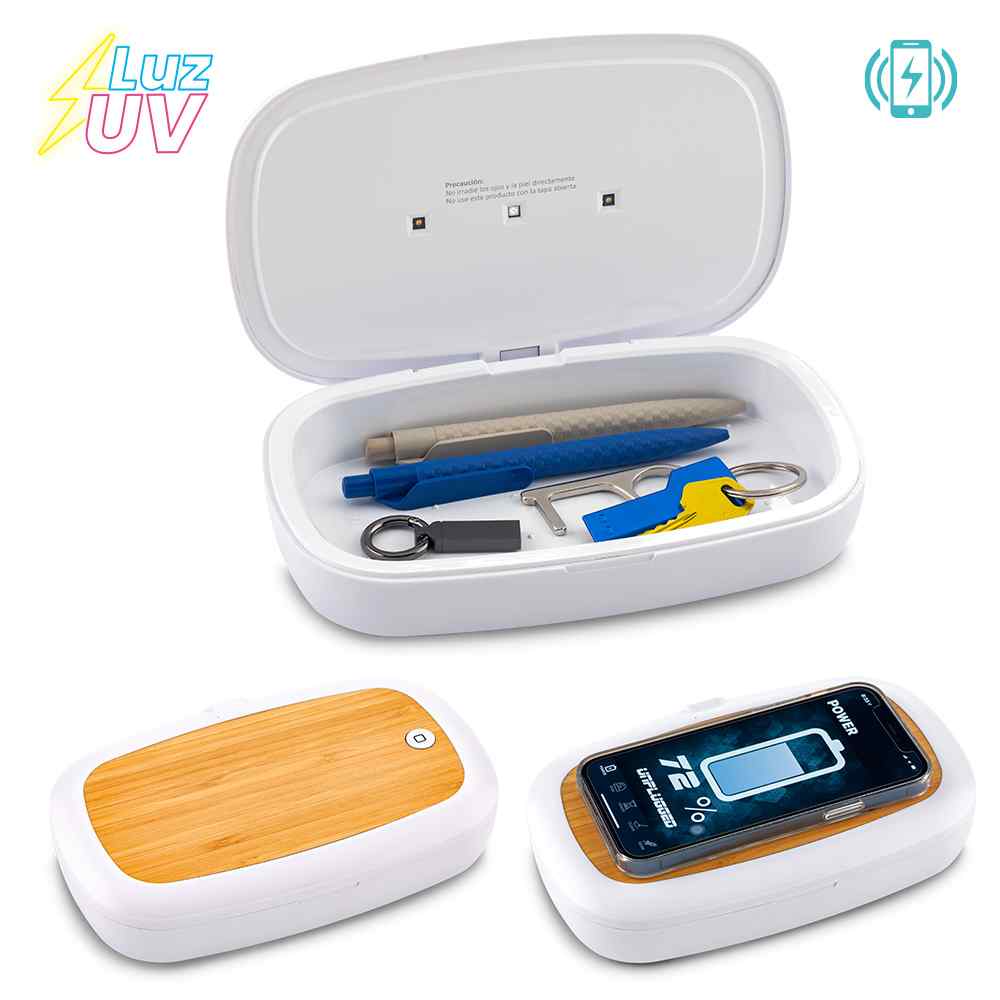 Esterilizador Con Luz Uv Led Klean Bamboo Oferta - Producto promocional personalizable