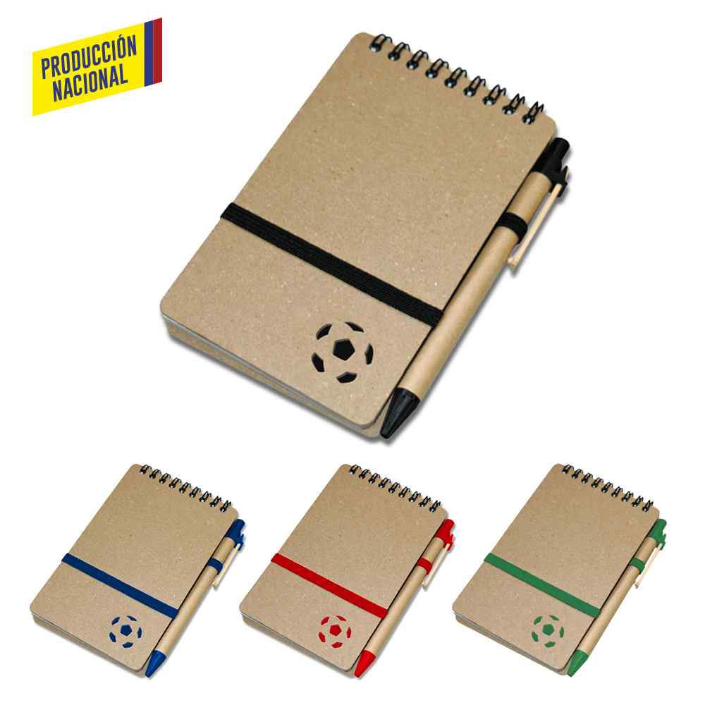 Libreta Futbol - Producción Nacional - Producto promocional personalizable