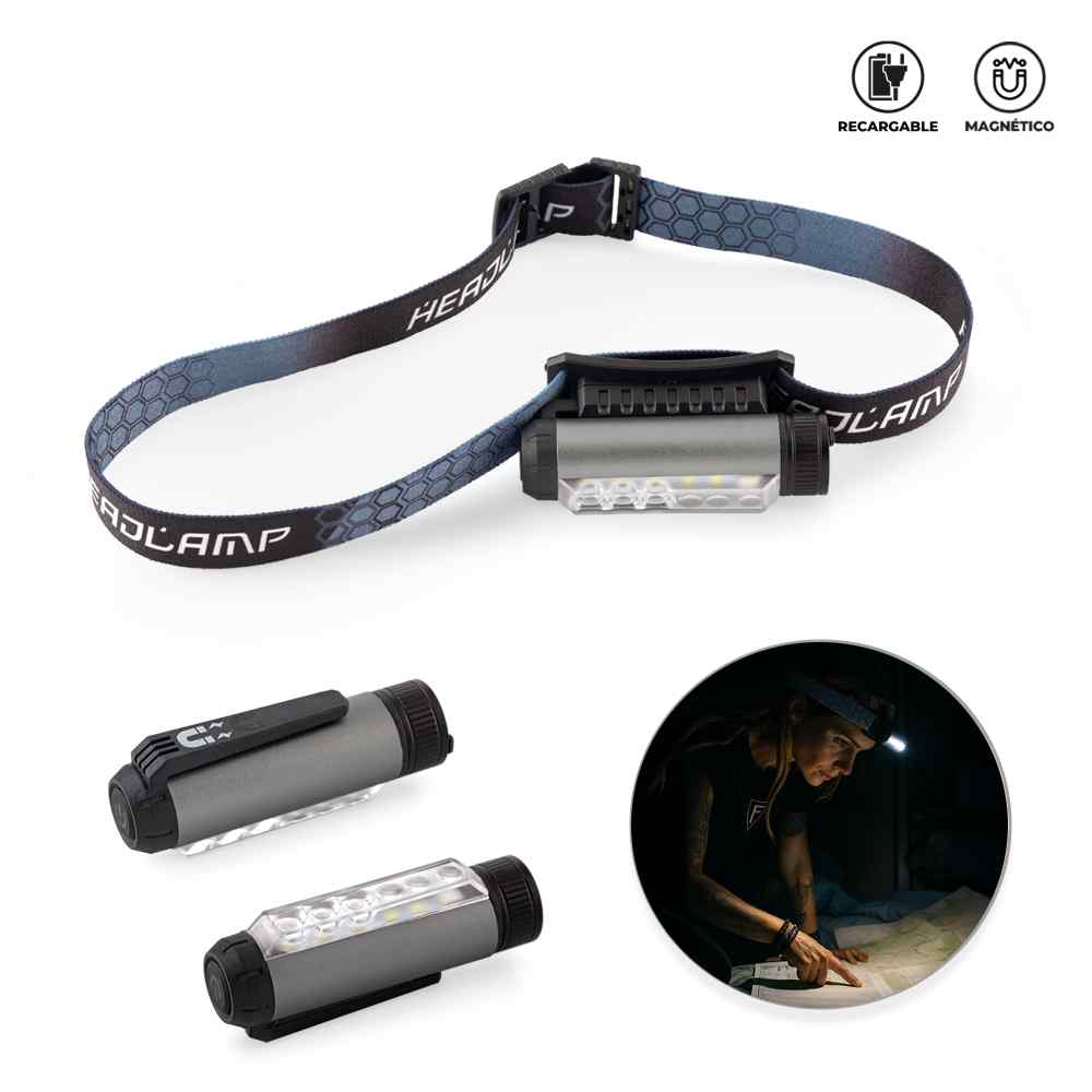 Linterna Recargable Head Nuevo - Producto promocional personalizable