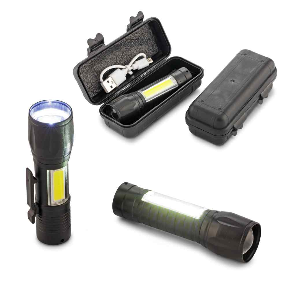 Linterna Recargable Morven - Producto promocional personalizable