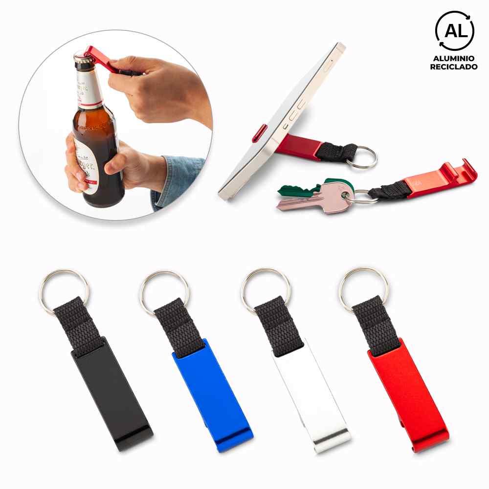 Llavero Destapador Viggo Eco - Producto promocional personalizable