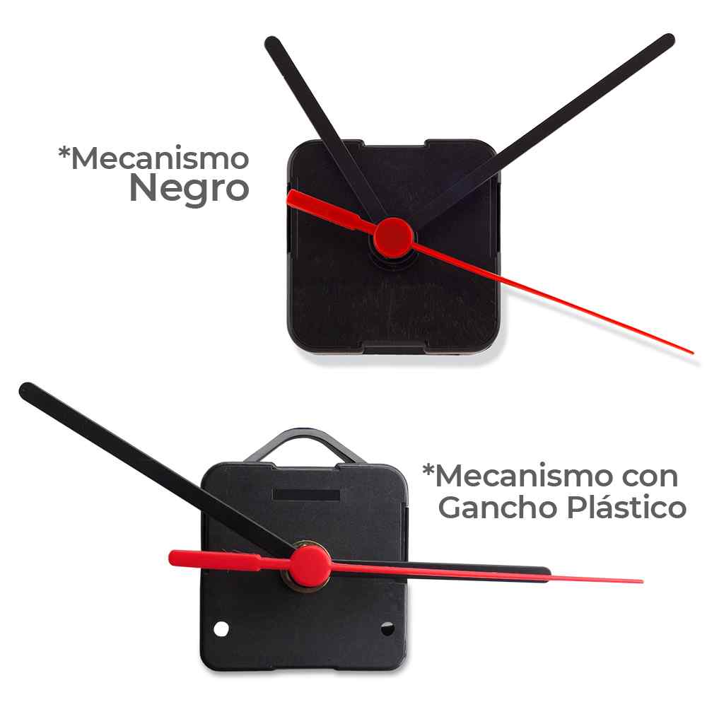 Mecanismo Para Reloj Análogo Con Manecillas - Producto promocional personalizable