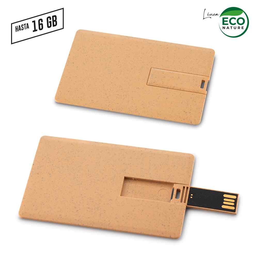 Memoria Usb Credit Card Eco Precio Neto - Producto promocional personalizable