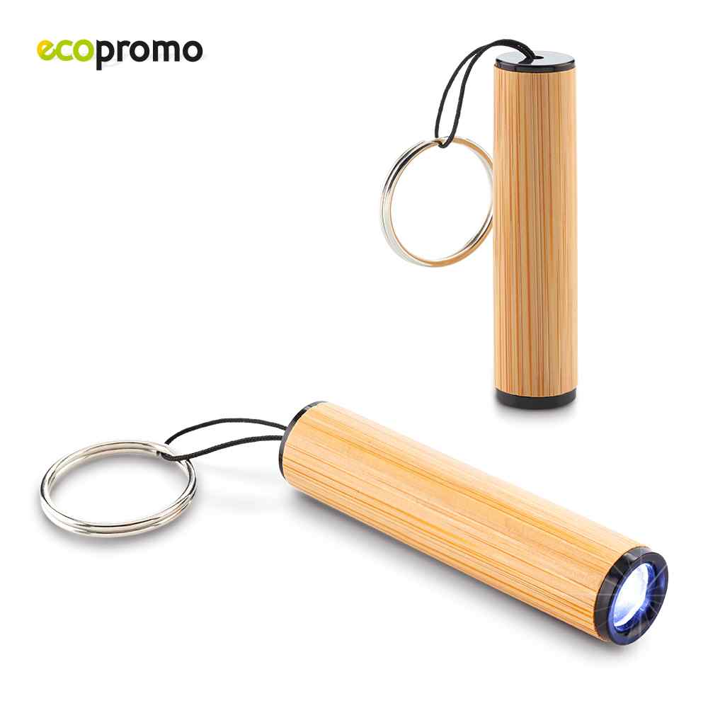 Mini Linterna Bamboo - Producto promocional personalizable