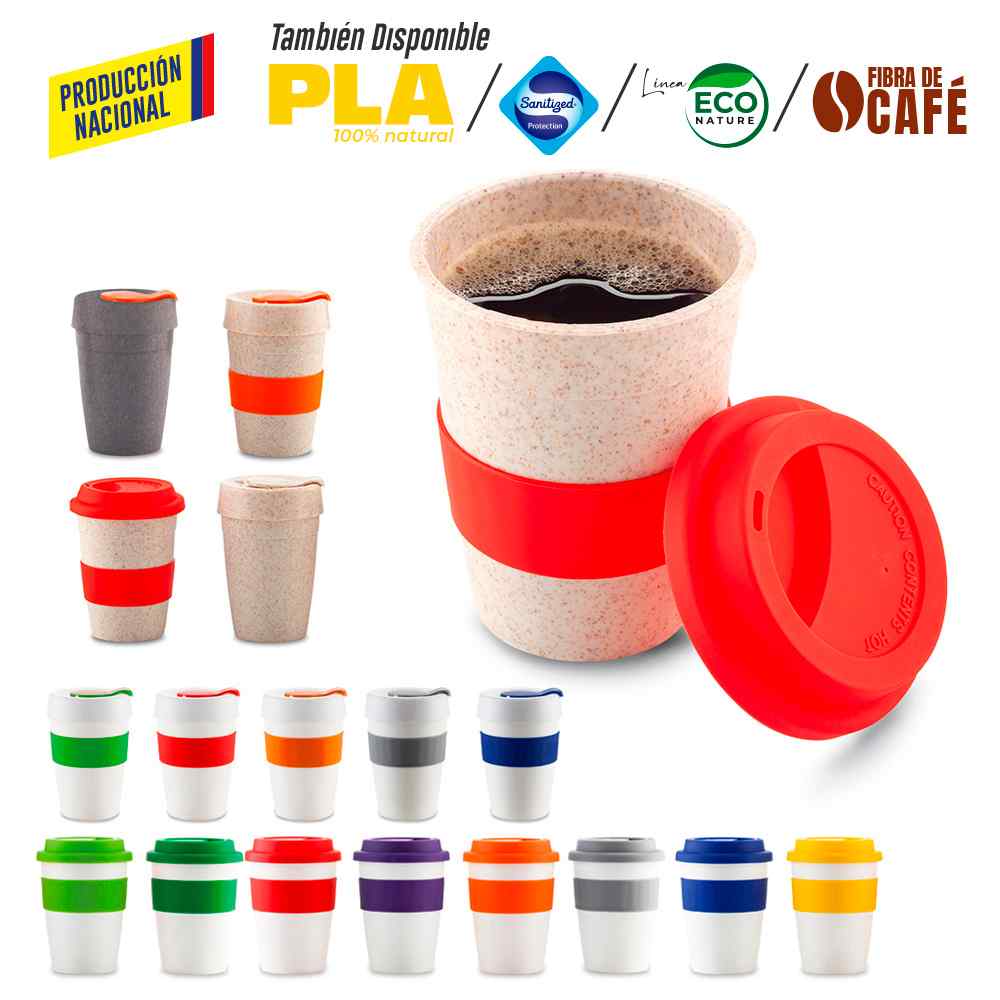 Mug Plastico Orbit 12oz - Producción Nacional - Producto promocional personalizable