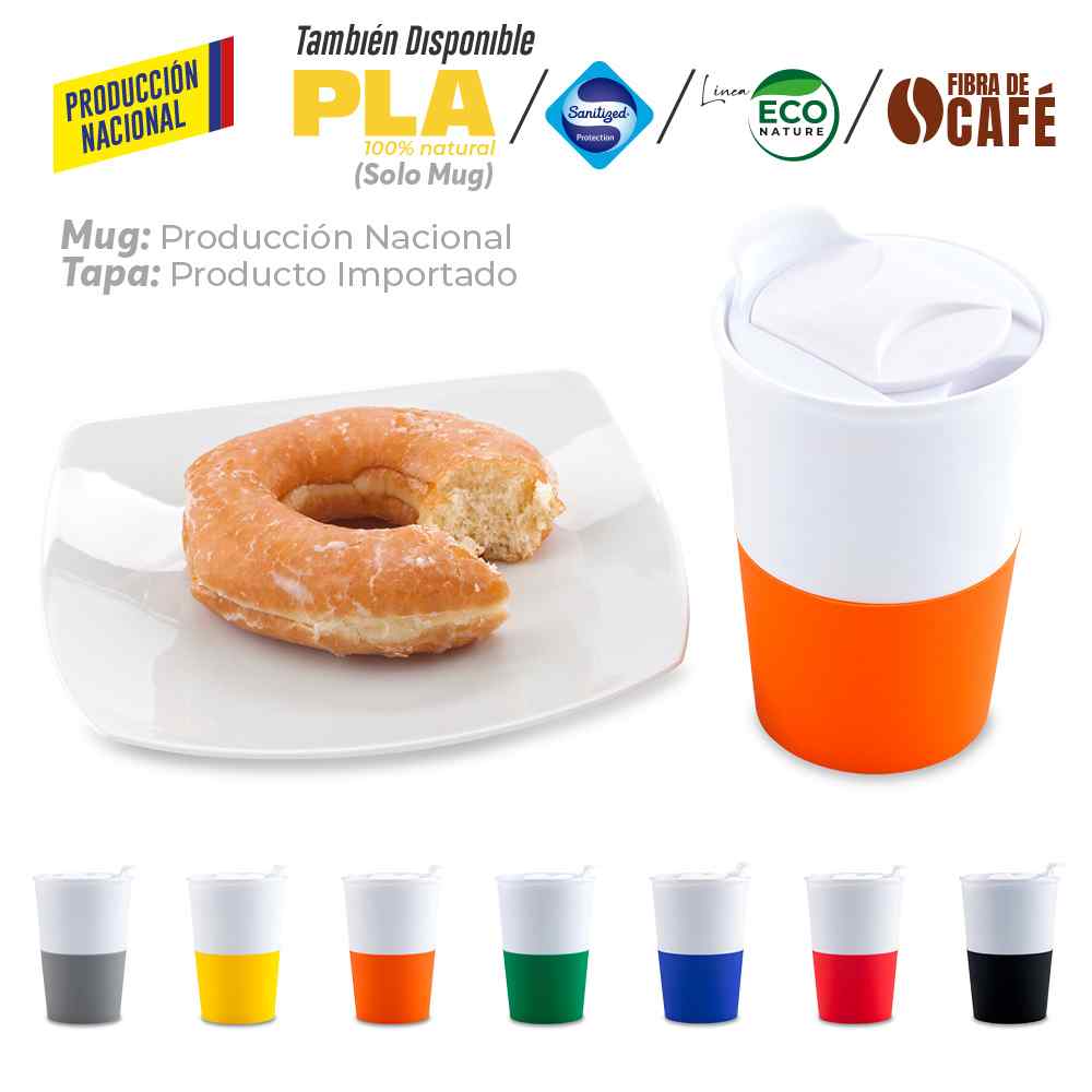 Mug Plástico Osiris 360ml - Produccion Nacional - Producto promocional personalizable