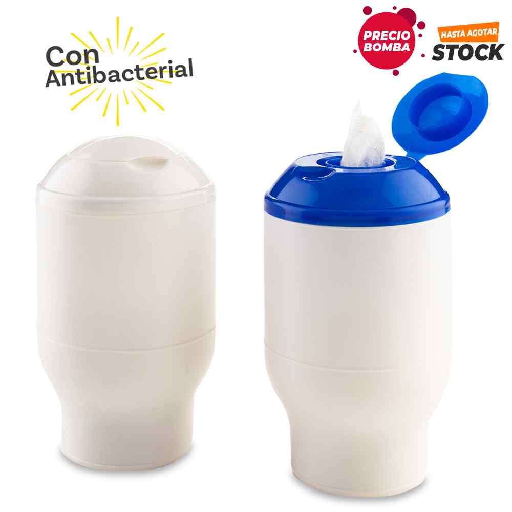 Paños Humedos Antibacterial 60und - Precio Bomba - Producto promocional personalizable