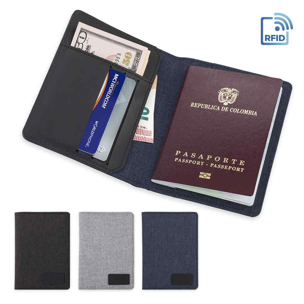 Portapasaporte Security - Producto promocional personalizable