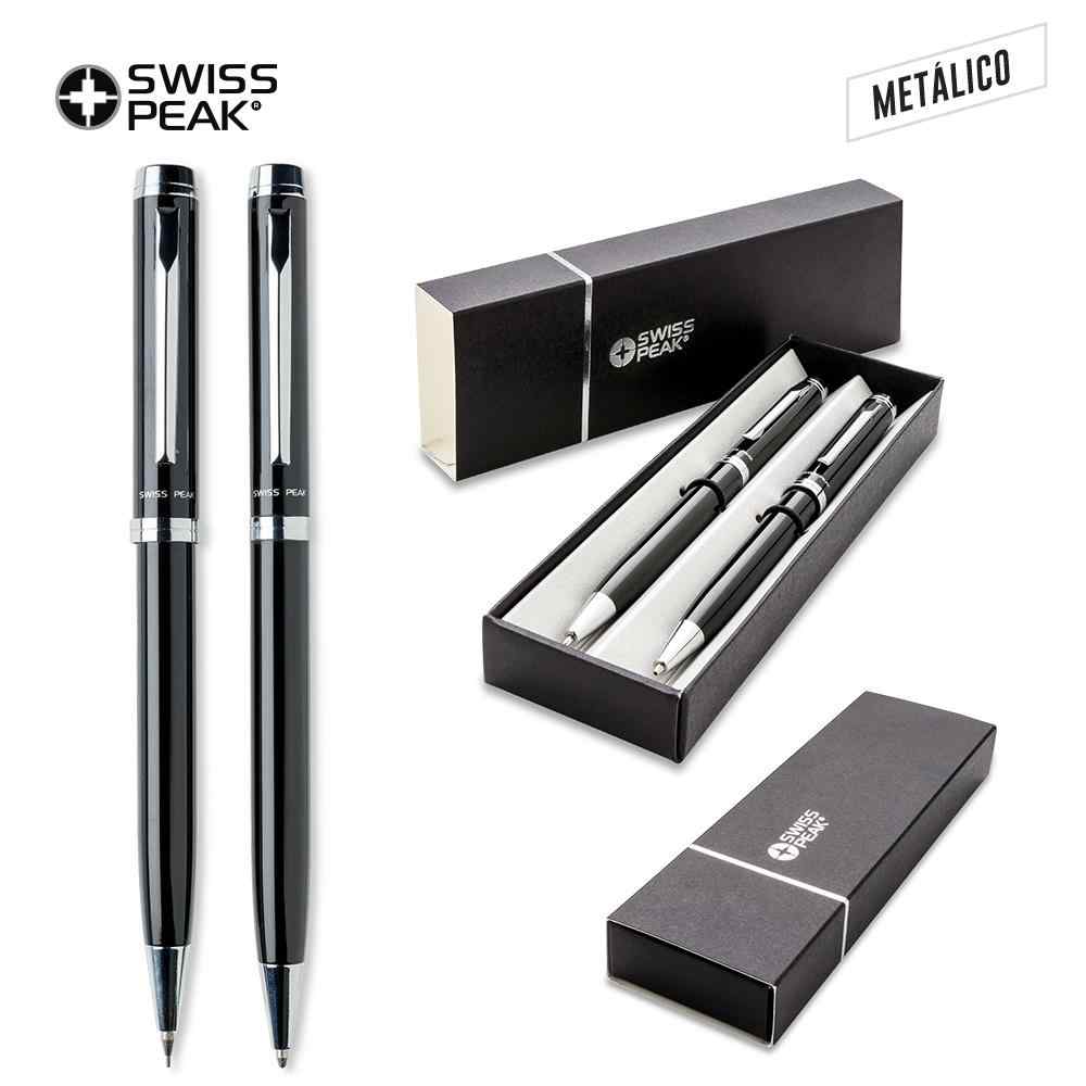 Set De Boligrafos Swiss Peak Luzern - Producto promocional personalizable
