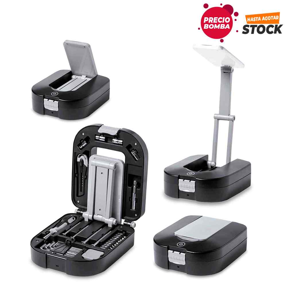 Set De Herramientas Con Lámpara Led - Precio Bomba - Producto promocional personalizable