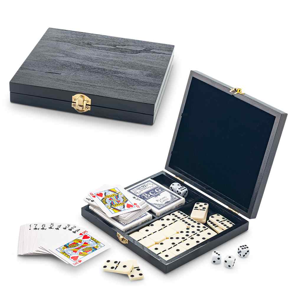 Set De Juego En Madera 3-1 - Producto promocional personalizable