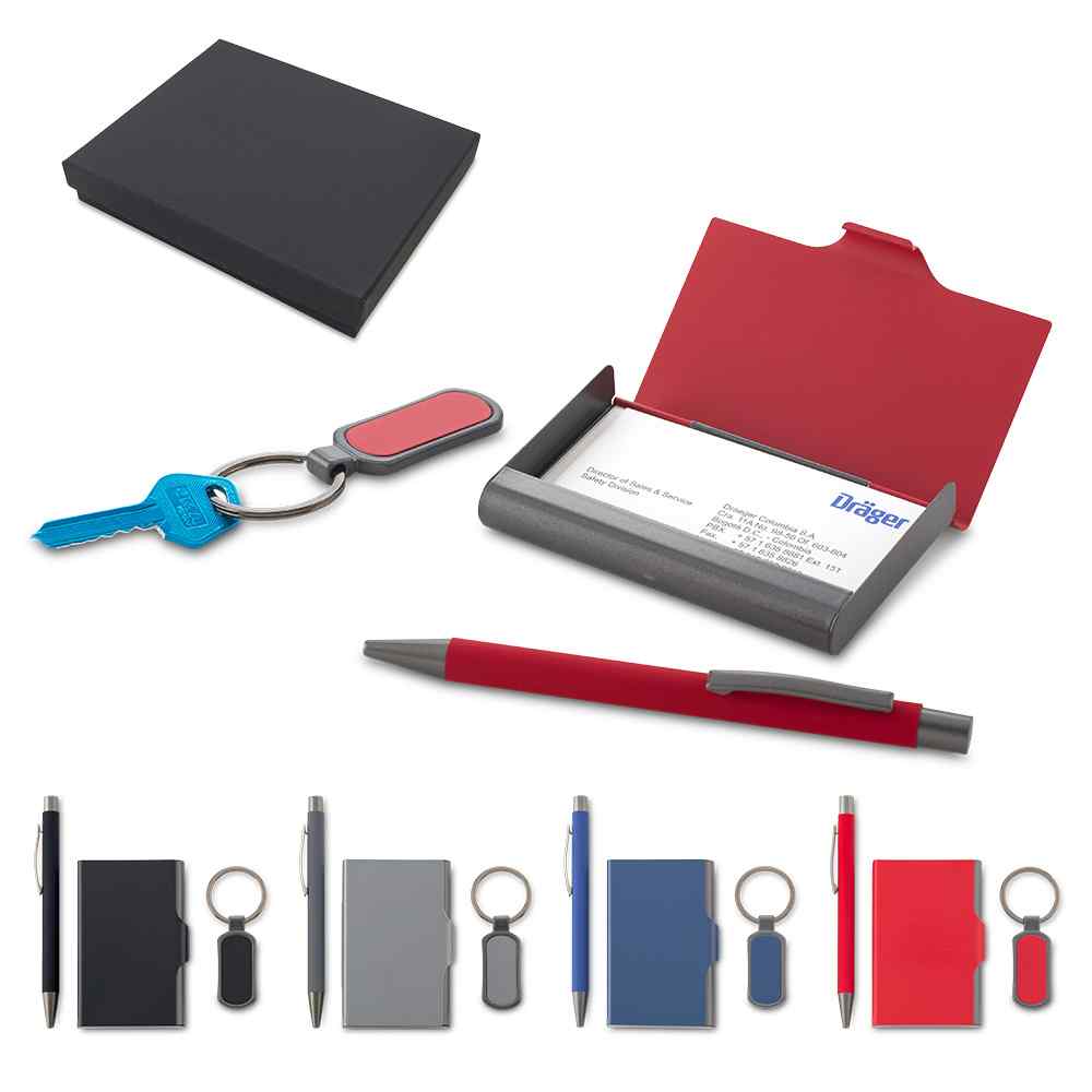 Set De Llavero Y Portatarjetas Ml-372 - Oferta - Producto promocional personalizable