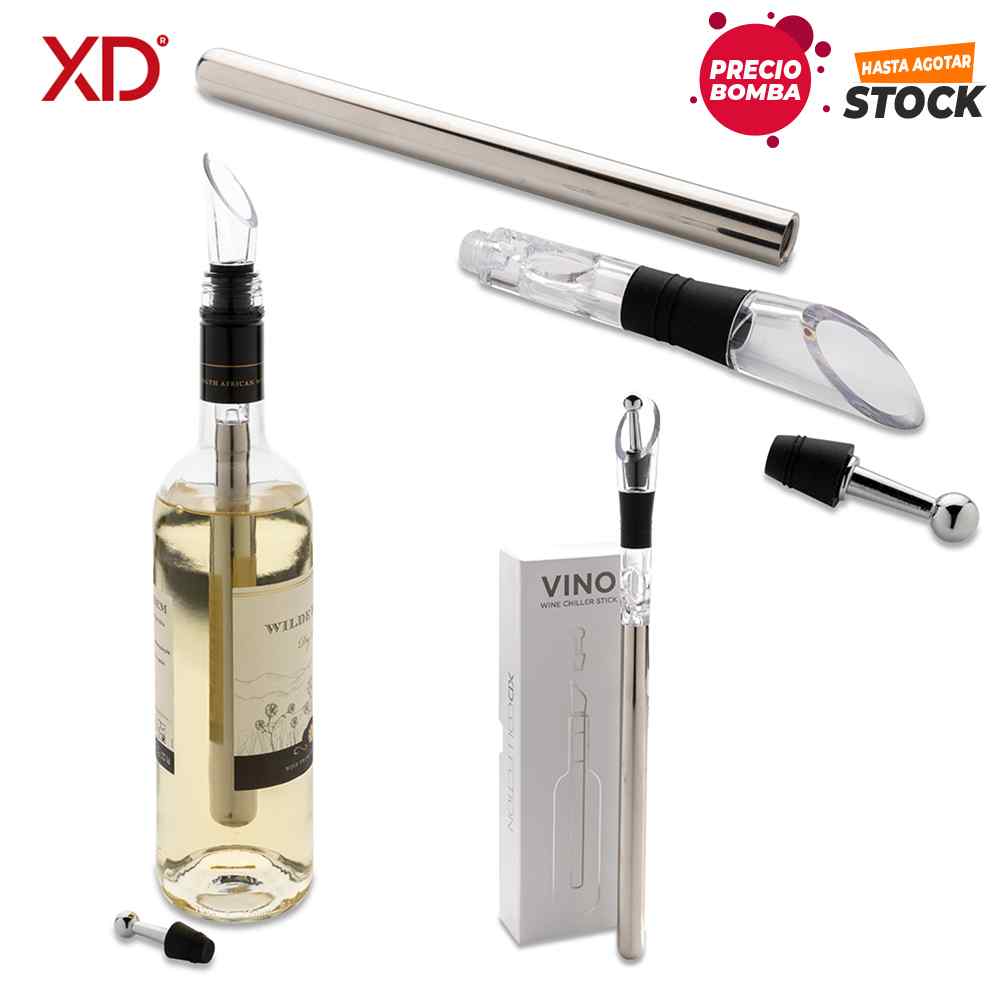 Set Enfriador De Vino Chill - Precio Bomba - Producto promocional personalizable