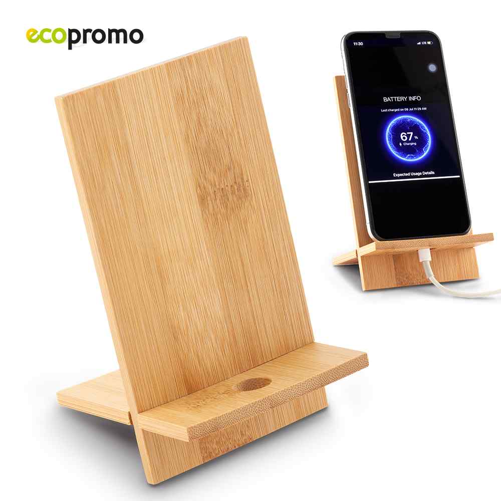 Soporte Para Móviles Eco Bamboo - Producto promocional personalizable