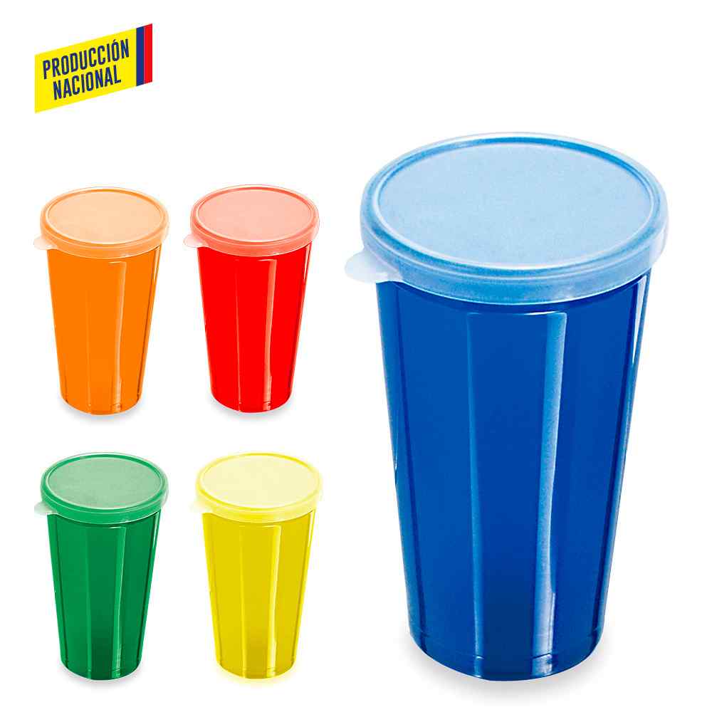 Vaso Tapa Plástico 14 Oz- Producción Nacional - Producto promocional personalizable
